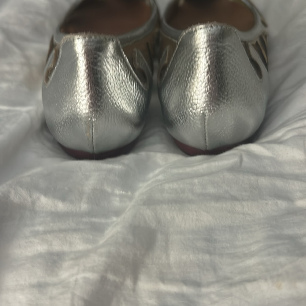 Jeffery Campbell wavy metallic flats - Picture 5 of 6